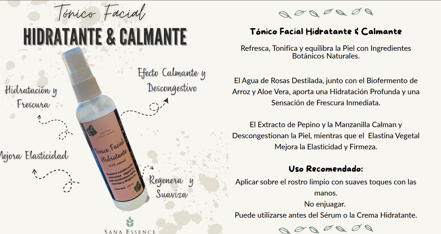 Tónico Facial Hidratante